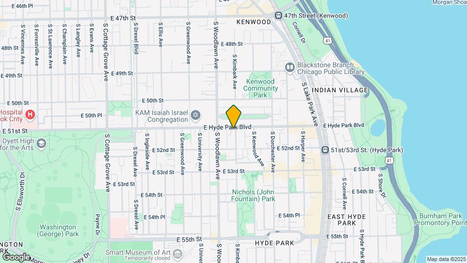 5104 S Kimbark Ave Map and Location Details