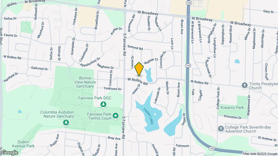 711 Hulen Dr Map and Location Details
