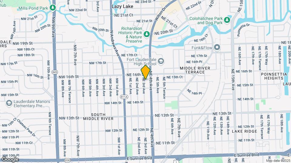 1520 NE 3rd Ave Map and Location Details