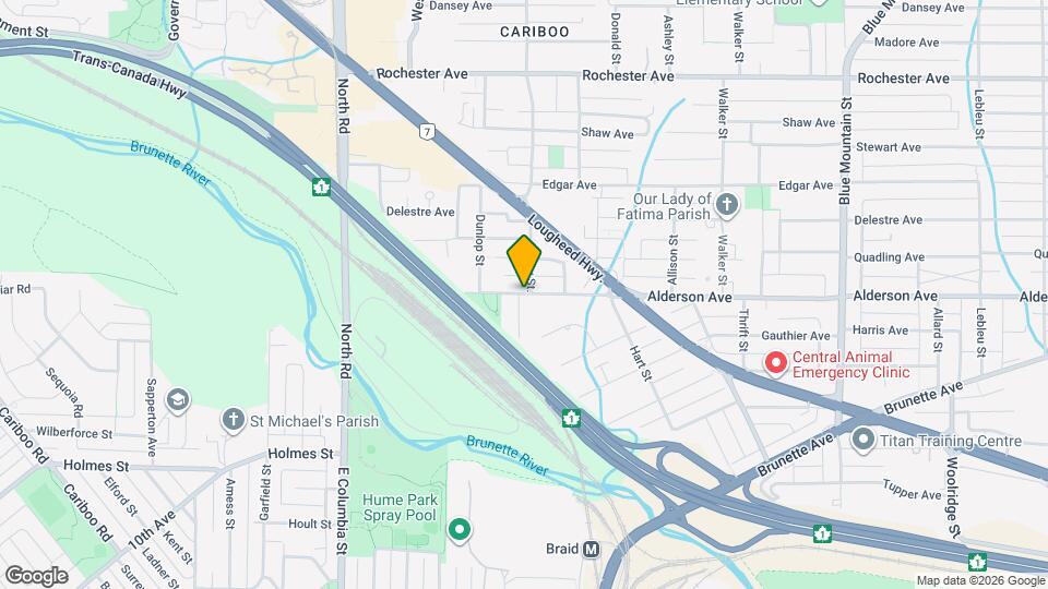 311 Alderson Ave Map and Location Details