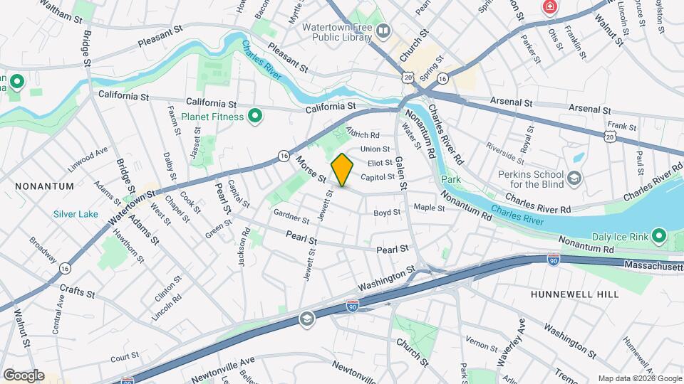 74 Morse St, Unit 1 Map and Location Details