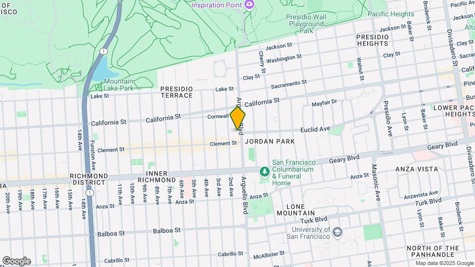 367 Arguello Blvd Map and Location Details