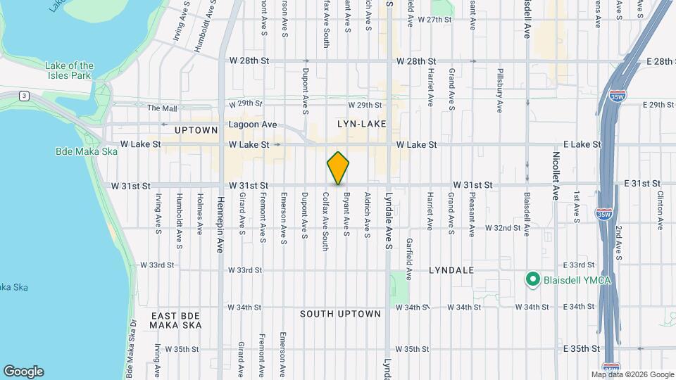 911 W 31st St Map and Location Details