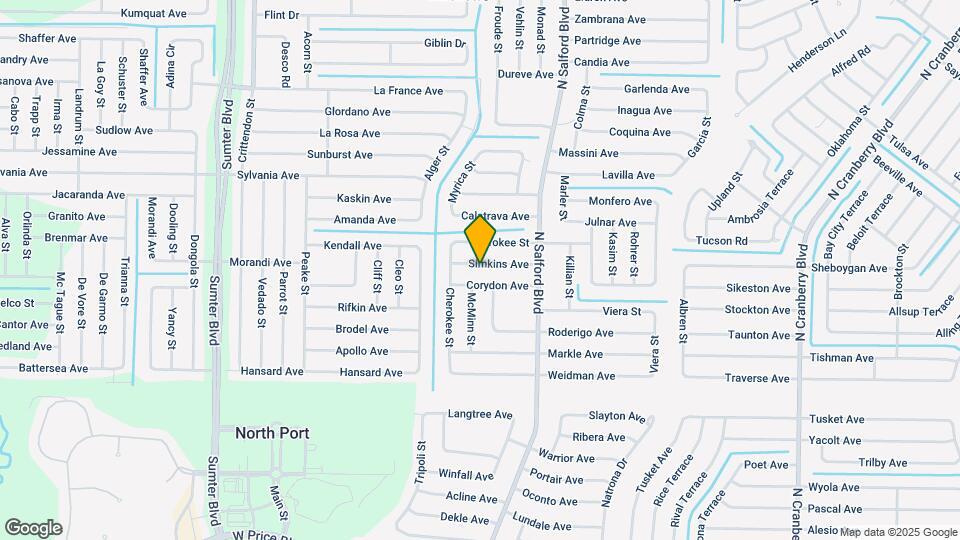 4185 Simkins Ave Map and Location Details
