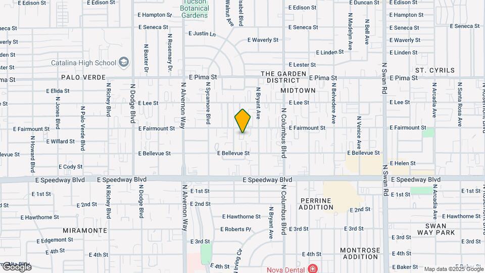 4114 E Fairmount St Map and Location Details