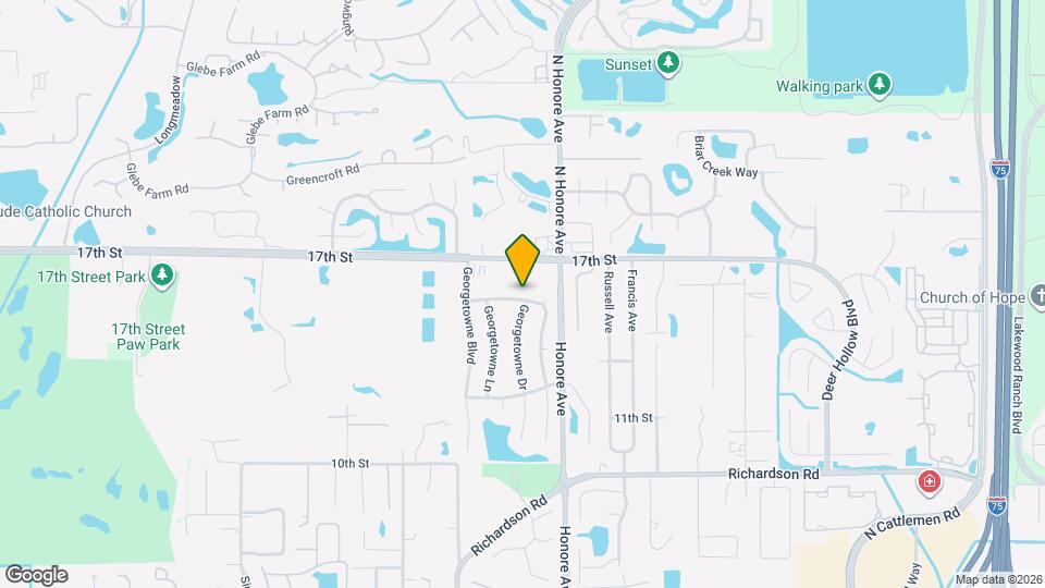 1385 Georgetowne Cir Mapa y Detalles de la Ubicación