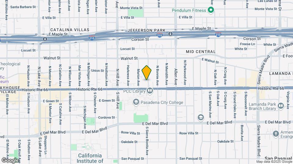 39-41 N Sierra Bonita Ave Map and Location Details