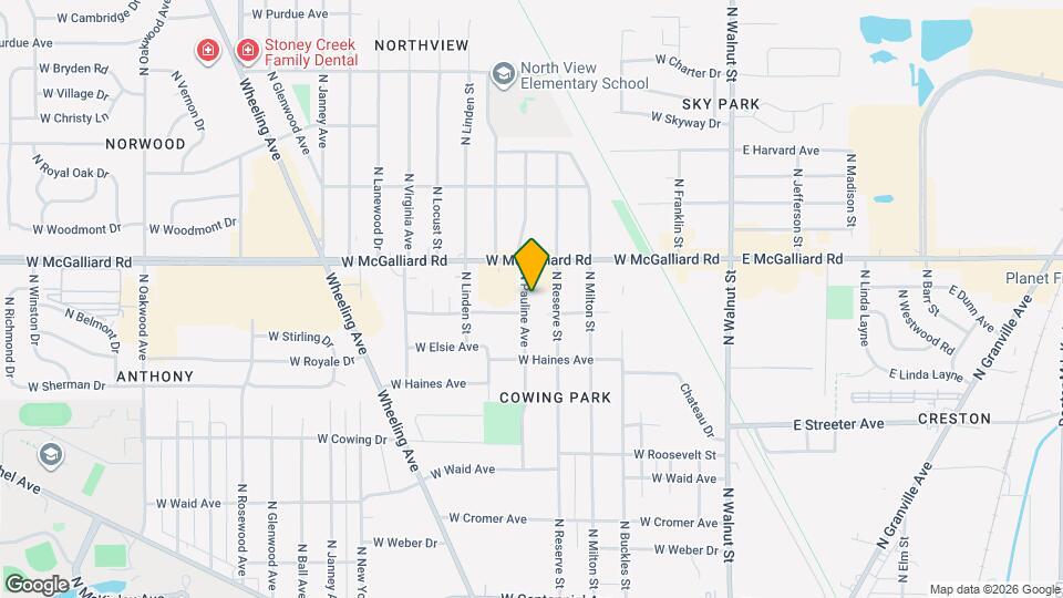3008 N Pauline Ave Map and Location Details