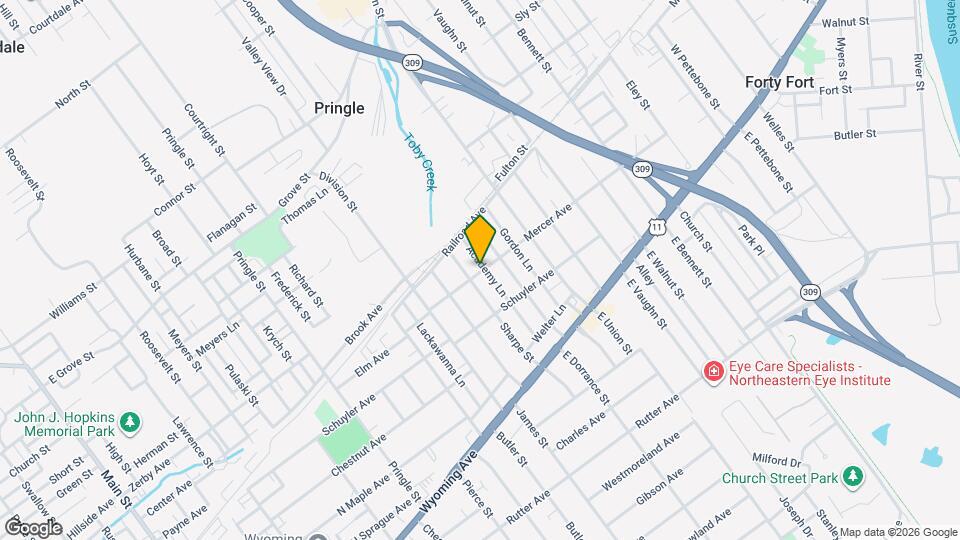 593 Mercer Ave Map and Location Details