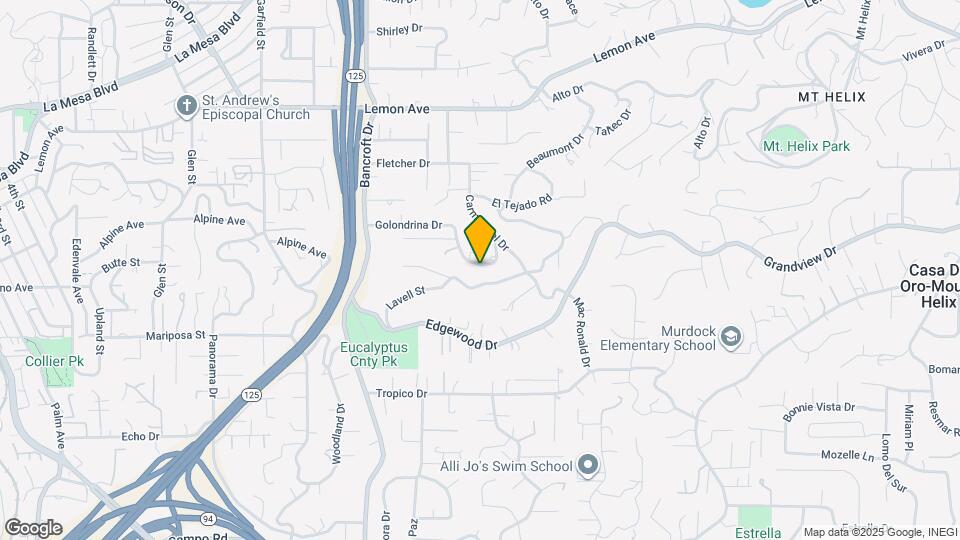 9345 Golondrina Dr Map and Location Details