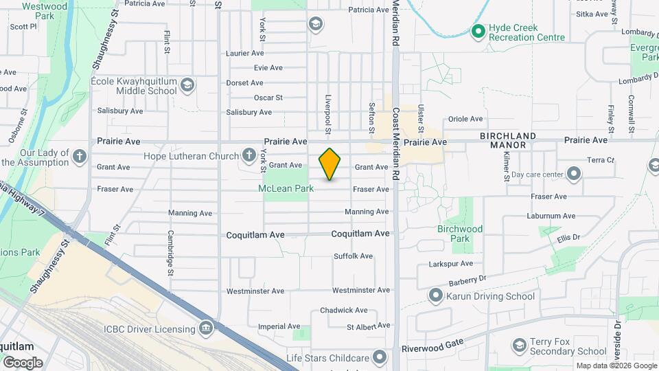 1661 Fraser Av Map and Location Details