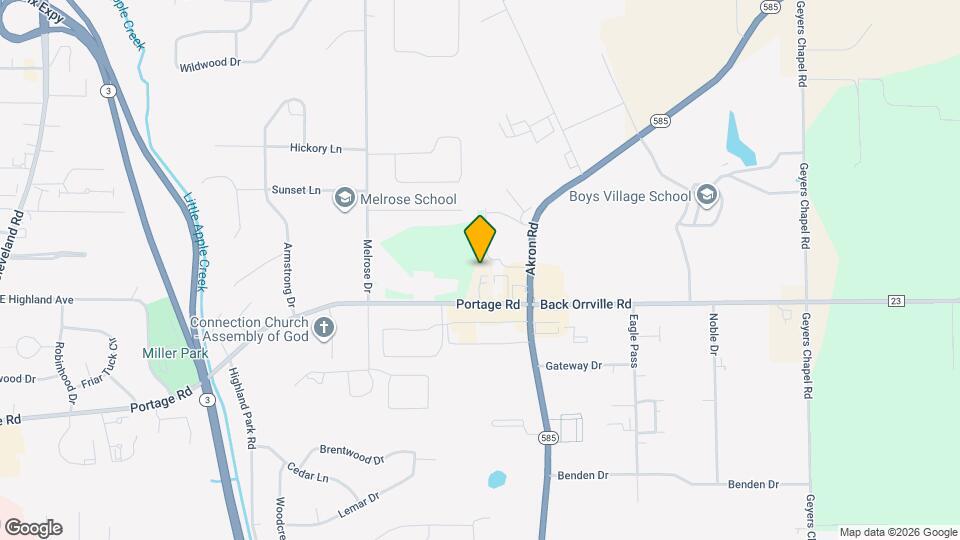 2034 Portage Rd Map and Location Details