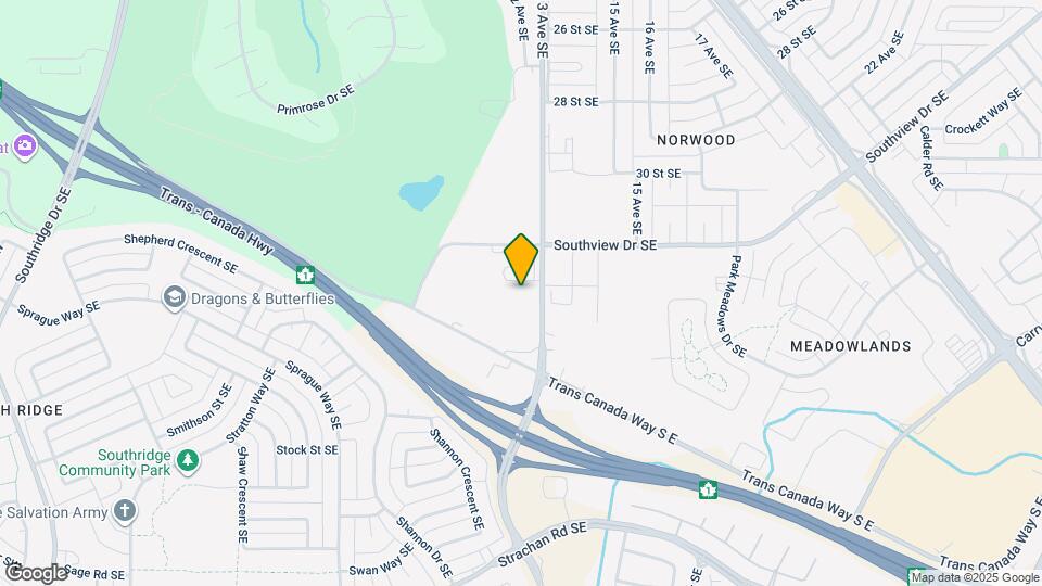 3282 13 Av SE Map and Location Details