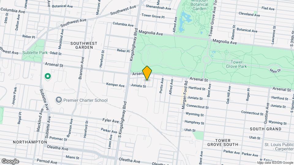 3130 Maury Ave, Unit Second floor Map and Location Details