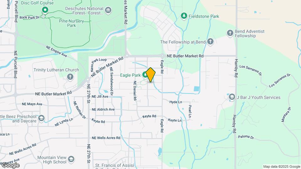 3506 Northeast Crystal Springs Drive Map and Location Details
