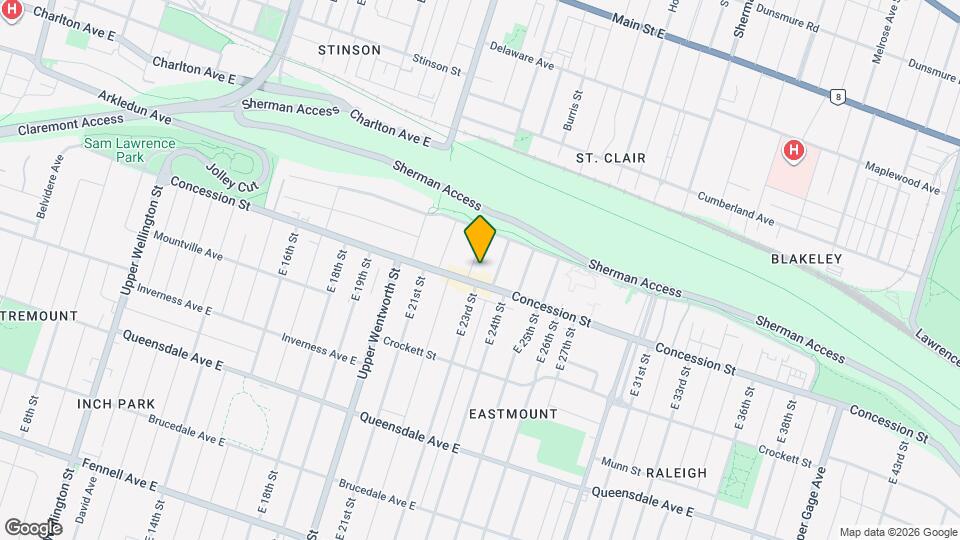 37 Cliff Ave Map and Location Details