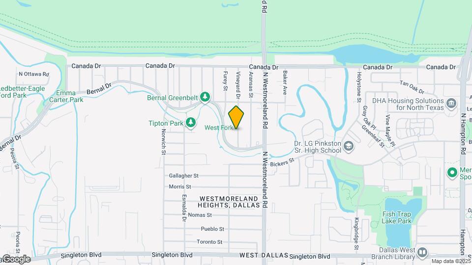 3733 Vineyard Dr Map and Location Details