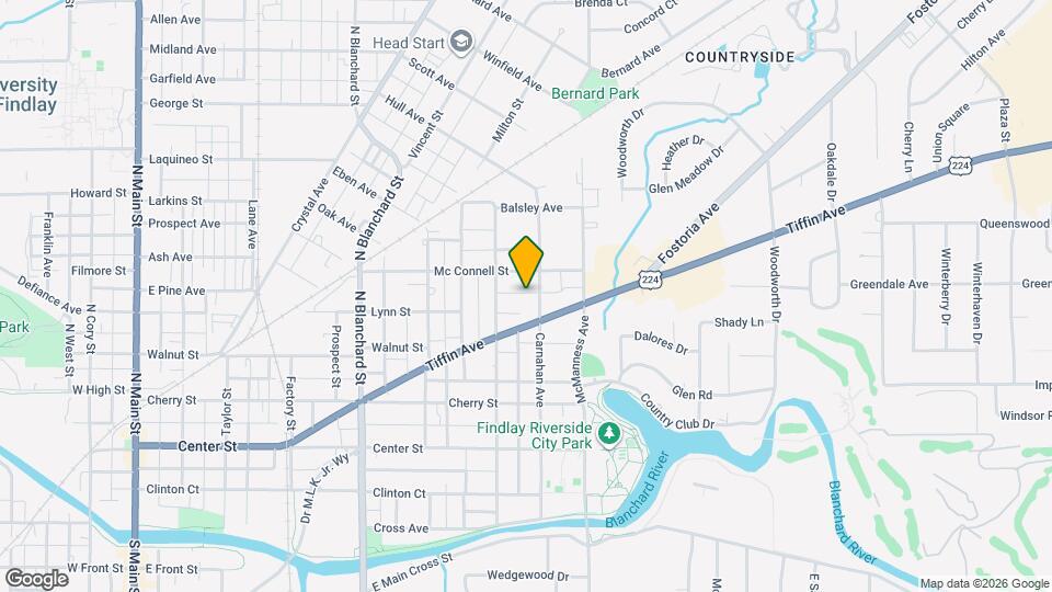610 Carnahan Ave Map and Location Details