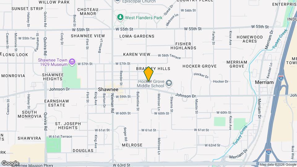 5807 Goddard St Map and Location Details