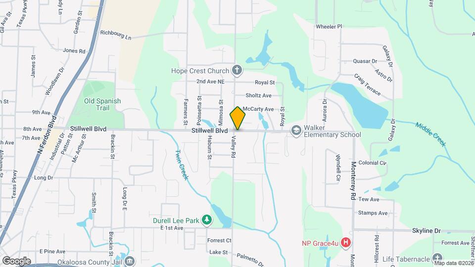 916 Valley Rd Map and Location Details