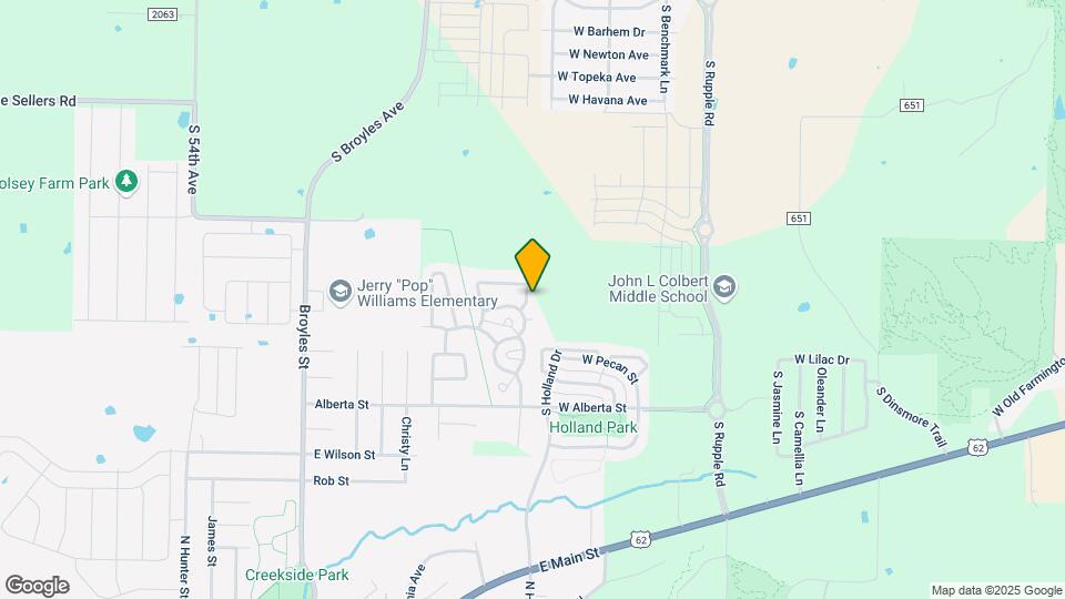 4616 W Hoover Loop Map and Location Details