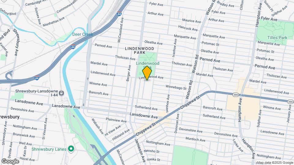 3912 Wenzlick Ave Map and Location Details