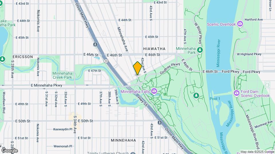 4745 Minnehaha Ave Map and Location Details
