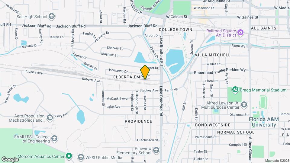 1307 Elberta Dr Map and Location Details