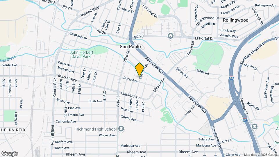 1937 Van Ness St Map and Location Details
