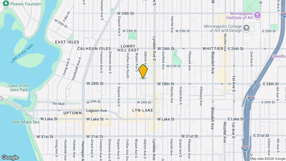 2748 Aldrich Ave S, Unit 2 Map and Location Details