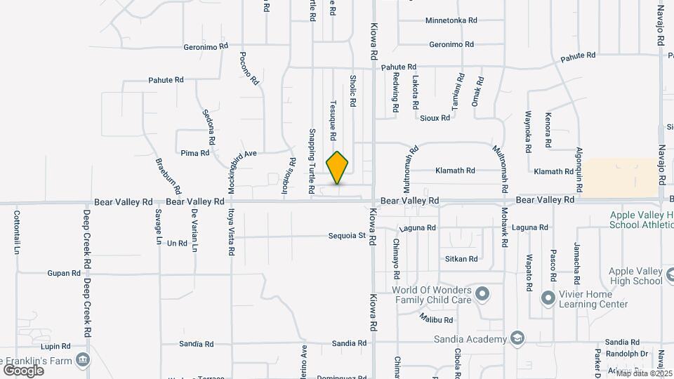 20802 Bear Valley Rd Map and Location Details