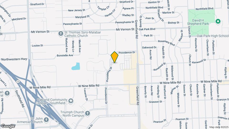 Carlyle Tower Apartments - Southfield, MI Map and Location Details