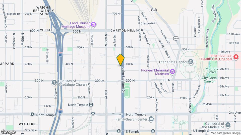 369 N 300 W Map and Location Details