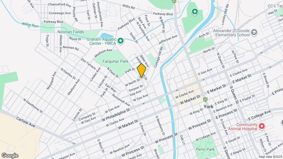 308 W North St Map and Location Details