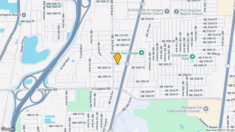 331 NE 26th Ct, Unit 2 Map and Location Details