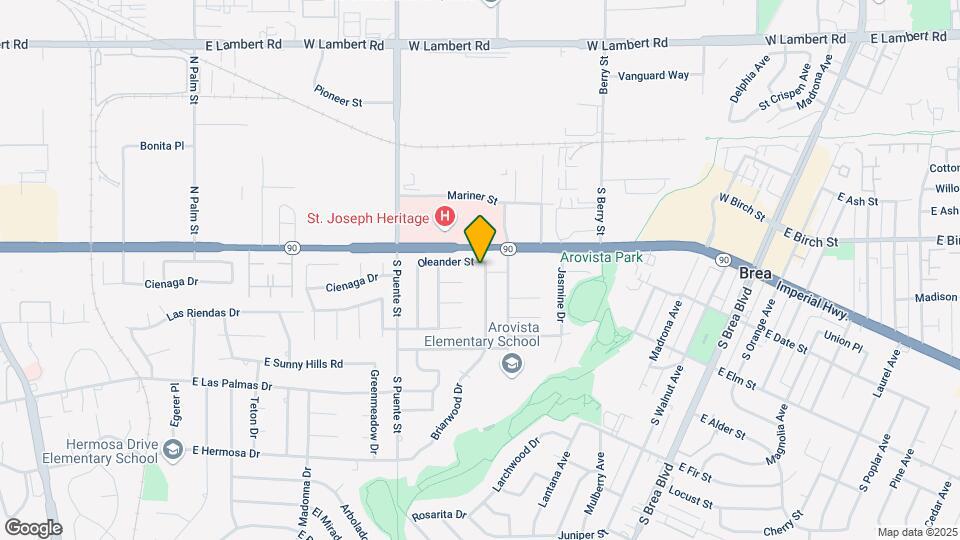 323 Catalpa Ave Map and Location Details