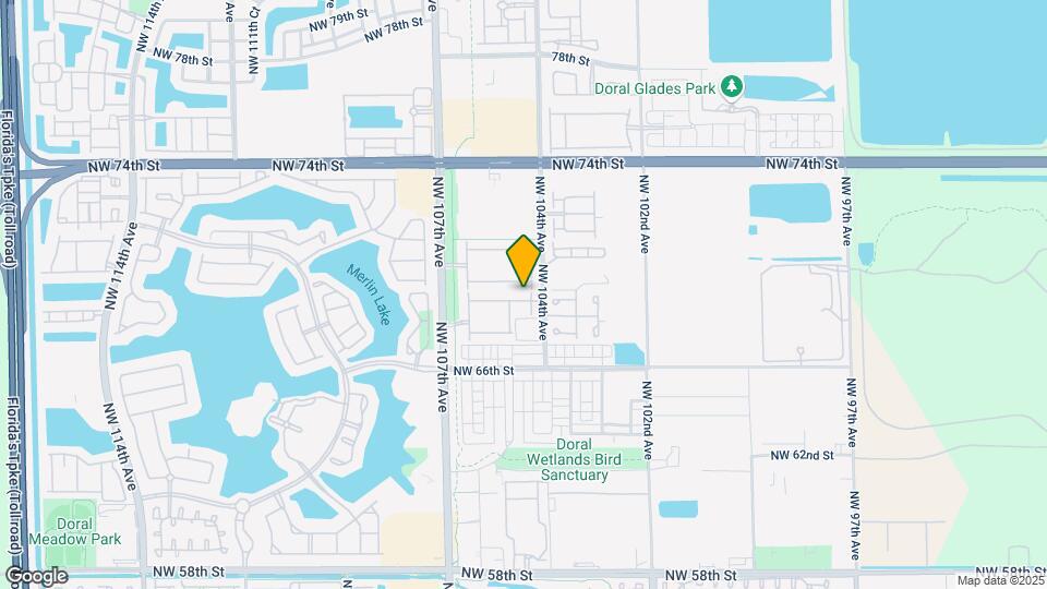 10445 NW 68th Terrace Map and Location Details