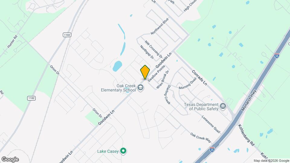 3103 Swallow Pointe Map and Location Details