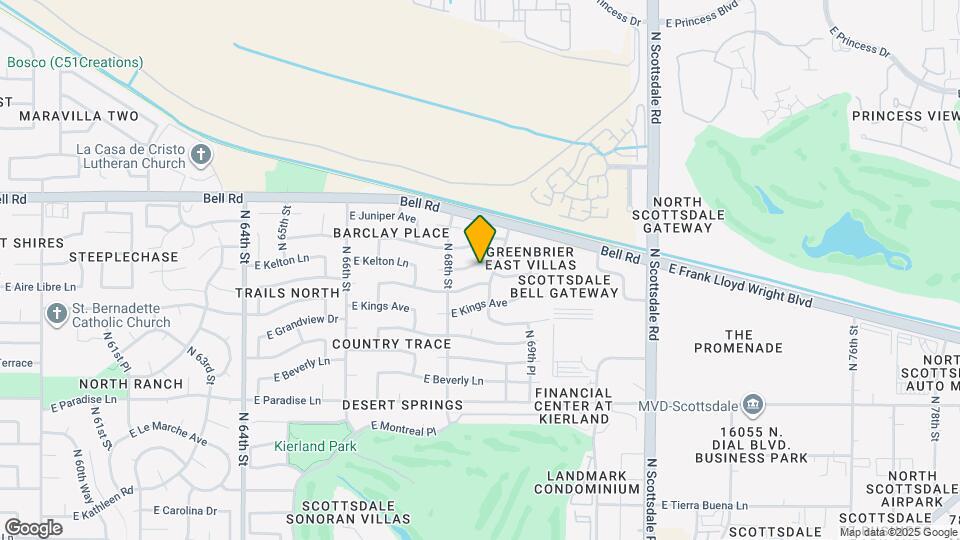 6833 E Kelton Ln Map and Location Details