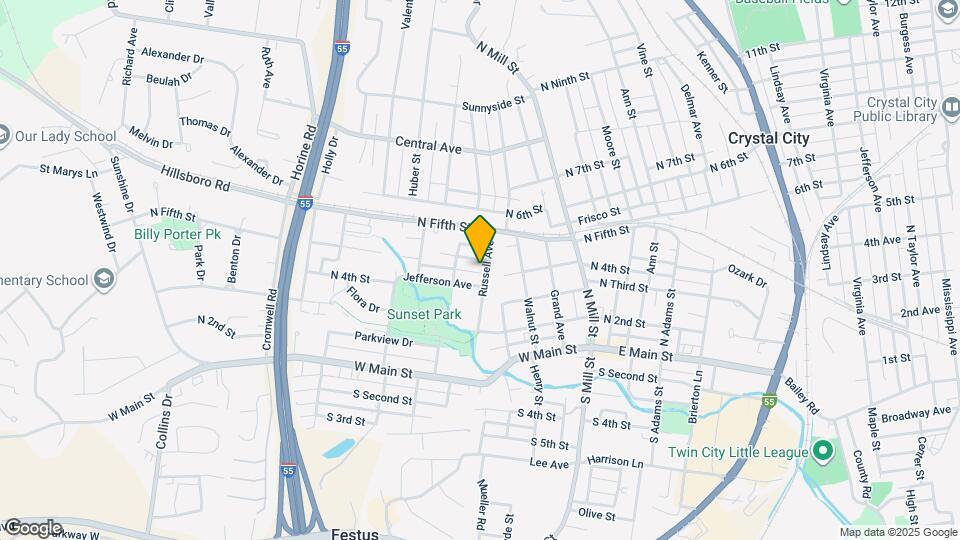 313 Russell Ave Map and Location Details