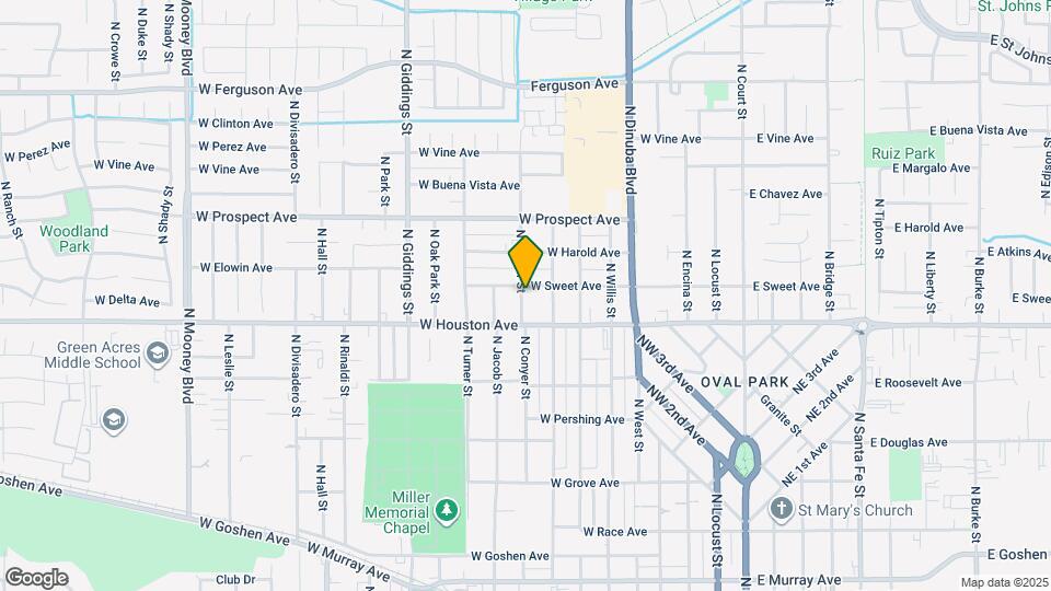 839 W Sweet Ave Map and Location Details