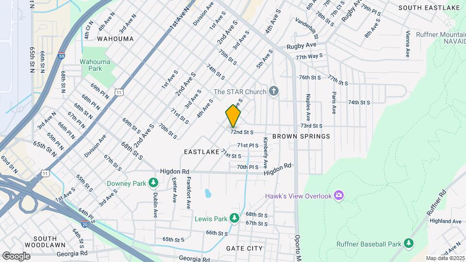 613 72nd St S Map and Location Details