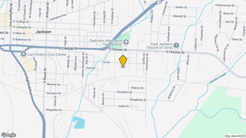 222 Lenoir Ave Map and Location Details