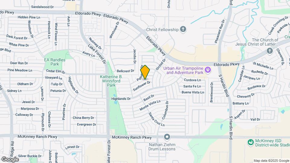 4708 Sunflower Dr Map and Location Details