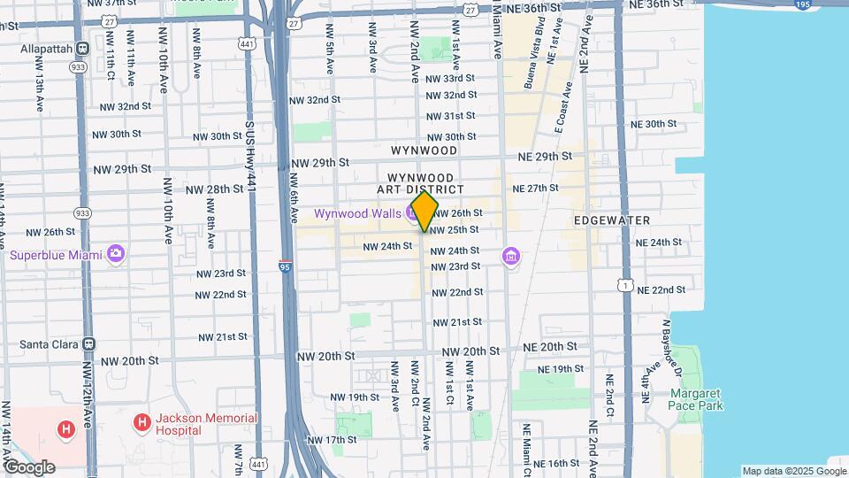 Society Wynwood Mapa y Detalles de la Ubicación