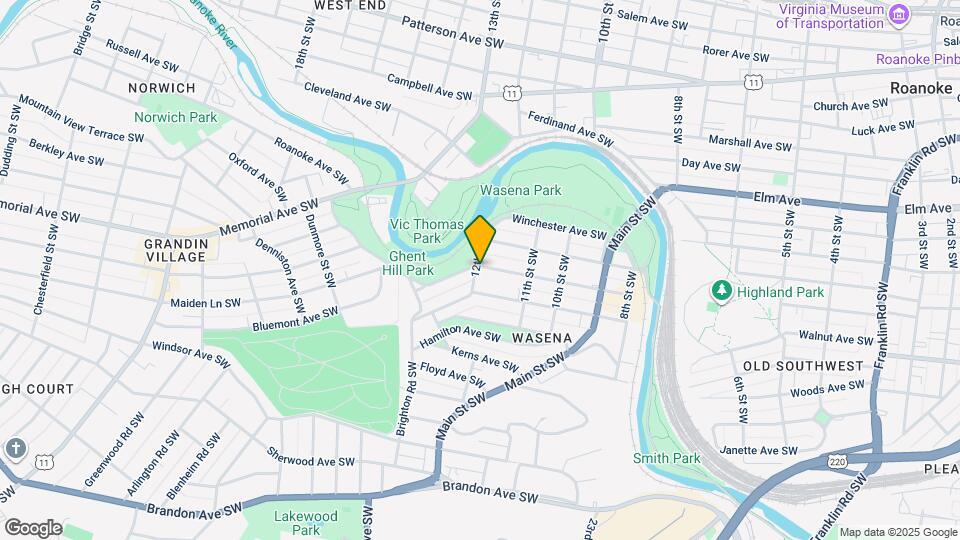 1148 Wasena Ave SW Map and Location Details