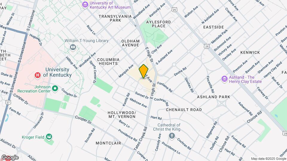 444 S Ashland Ave, Unit #B-10 Map and Location Details