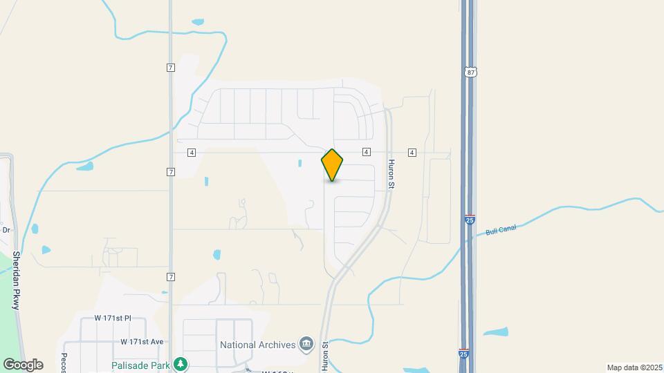 638 W 175th Ave Map and Location Details