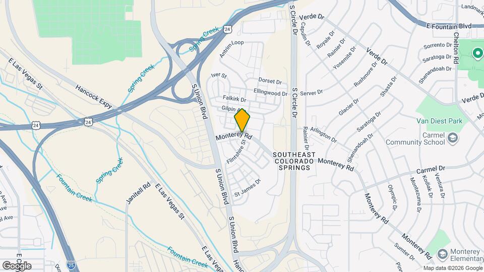 1563 Monterey Rd Map and Location Details