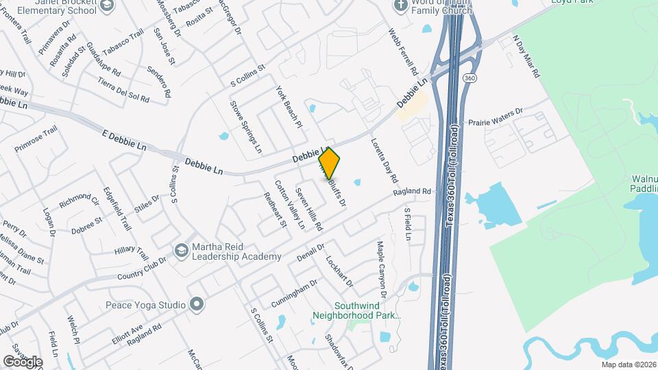 8406 River Bluffs Dr Map and Location Details